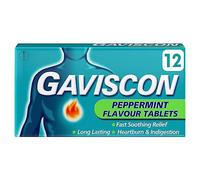 Gaviscon Peppermint Flavour Tablets 12 Chewable Tablets