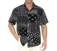 Gavliuu Hawaiian Shirt for Men - Button Down Wrinkle-Resistant for Beach, Pool Parties (S-3XL)