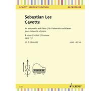 Gavotte op. 112 cello and piano Sebastian Lee Schott Music