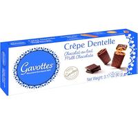 Gavottes Crispy Crêpes Milk Chocolate 90g - Made in France, Pack of 6