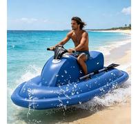 Gavscient Electric surfboard,Seated Floating Pool Motor Boat,Powered,1-2 Persons Water Propulsion Jet Ski,Upgraded Dual-Fin Design Motorboat Nothruster