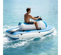 Gavscient Pro Inflatable Jet Boat /3-In-1 Inflatable Foldable Motorboat, 500W/700W Brushless,Speed Remote, 10000/16000mAh Battery, 7-11 km/h (4.3-6.8 mph) for Adults & Kids 700W16A
