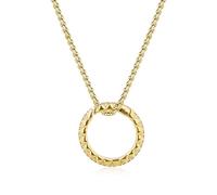 GAVU Men’s Engraving Gold Ring Holder Stainless Steel Pendant Box Chain Necklace 60cm