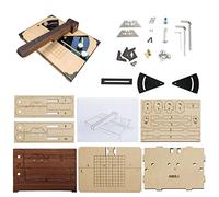 GAWEGM Wooden Model Ship Building Kits Tool - Wood Ship Modeling Tools - Angle Slicer Building Kits, Wood Strip Sharp-Angle Cutting Manual Machine for Handrail, Deck Wood Strip