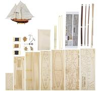 GAWEGM Wooden Ship Model Kit for Adults - 1902 Benjamin W.Latham Scale 1/87, Luxury Accessories Set, Collections, Handmade Competition, Boat Model Hobby
