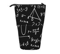 gawuoab Algebra Geometry Abstract Mathtelescopic Pencil Bag Holder Stand up Pencil case