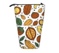 gawuoab Doodle Style Nuts Seedstelescopic Pencil Bag Holder Stand up Pencil case