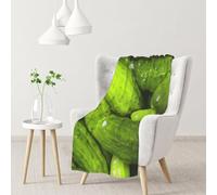 gawuoab Pickles Pickle Soft Cozy Blankets Throw Flannel Blanket for Couch