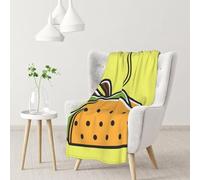 gawuoab Taco Mexican Food Soft Cozy Blankets Throw Flannel Blanket for Couch