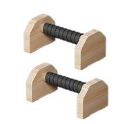 Gaxcent Push-Up Grips Push-Up Stand for Home, 2 Pieces, Gym, Wood, Handstand, Bars for The Floor, Upper Body Strength Training, Workout Equipment,B,30CM