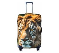 GaxfjRu African Animals Printed Suitcase Skin, Durable Baggage Wrap, High Elasticity Travel Sleeve, for Suitcase Safety
