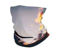 GaxfjRu Aircraft Plane at Sunset print Cooling Multi Use Neck Gaiter Men's and Women's Summer Face Mask for Working, Running Sports