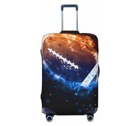Gaxfjru American Football Print Travel Luggage Cover Suitcase Cover Protector Suitcase Washable Baggage Covers Anti-Scratch