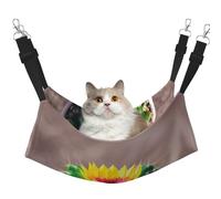 GaxfjRu Blooming Cactus Adjustable Cat Bed Hammock Perch For Window, Cozy Velvet Pet Sleeper And Lounge For Kittens