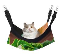 GaxfjRu Bright Cabbage Adjustable Cat Bed Hammock Perch For Window, Cozy Velvet Pet Sleeper And Lounge For Kittens