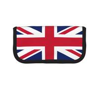 GaxfjRu British Flag Cute Dot Canvas Pencil Pouch Organized Storage for Picnics & Daily Use Makeup Pouch, Pencil Holder