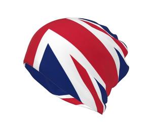 GaxfjRu British Flag Print Ponytail Beanie for Women,Winter Beanie Hat Face Mask Covering Neck Gaiter for Cold Weather Black