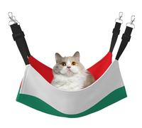 GaxfjRu Bulgarian Flag Adjustable Cat Bed Hammock Perch For Window, Cozy Velvet Pet Sleeper And Lounge For Kittens