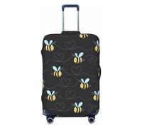 GaxfjRu Bumble Bees Suitcase Cover,Suitcase Covers for Luggage, Keep Your Luggage Secure and Stylish,Luggage Covers for Suitcase TSA Approved