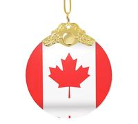 GaxfjRu Canadian Flag Xmas Home Decorations Ornaments, Hanging Christmas Tree Gift Pendant For Holiday Cheer