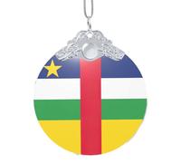 GaxfjRu Central African Flag Xmas Home Decorations Ornaments, Hanging Christmas Tree Gift Pendant For Holiday Cheer