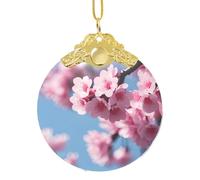 GaxfjRu Cherry Blossoms Xmas Home Decorations Ornaments, Hanging Christmas Tree Gift Pendant For Holiday Cheer