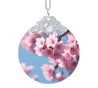 GaxfjRu Cherry Blossoms Xmas Home Decorations Ornaments, Hanging Christmas Tree Gift Pendant For Holiday Cheer