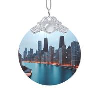 GaxfjRu Chicago Xmas Home Decorations Ornaments, Hanging Christmas Tree Gift Pendant For Holiday Cheer