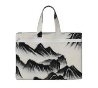 GaxfjRu Chinese Landscape Painting print Tote Bag Canvas Laptop Bag for Women Casual Work Bags for Travel, Office, College