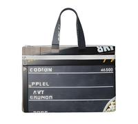 GaxfjRu Cinema Movie Clapboard And Popcorn print Tote Bag Canvas Laptop Bag for Women Casual Work Bags for Travel, Office, College
