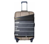 GaxfjRu Cinema Movie Clapboard and Popcorn Printed Suitcase Skin, Durable Baggage Wrap, High Elasticity Travel Sleeve, for Suitcase Safety