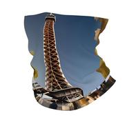 GaxfjRu Cityscape Paris Eiffel Tower France print Cooling Multi Use Neck Gaiter Men's and Women's Summer Face Mask for Working, Running Sports