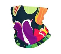 GaxfjRu Colorful Tulips print Cooling Multi Use Neck Gaiter Men's and Women's Summer Face Mask for Working, Running Sports