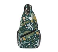 GaxfjRu Cute dinosaur Crossbody Sling Bag Men Women, Casual Shoulder Backpack, Chest Daypack Satchel for Hiking Travel