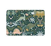 GaxfjRu Cute Dinosaur Indoor Door Mat - Perfect For Kitchen, Living Room And Entryway Large Door Mat Indoor- Facecloth Fabric For Indoor Use