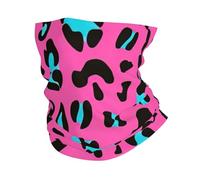 GaxfjRu Cute Leopard print Cooling Multi Use Neck Gaiter Men's and Women's Summer Face Mask for Working, Running Sports
