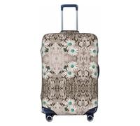 GaxfjRu Daisy Flowers Print Suitcase Cover Protector Travel Luggage Cover Suitcase Washable Baggage Covers Anti-Scratch
