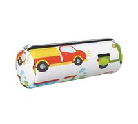 GaxfjRu Diversified transportation Leather Zippered Fountain Ballpoint Rollerball Pens and Pencils Case Holder Pouch Grain Soft