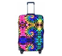 GaxfjRu Exotic Tribe Tie Dye Style Print Suitcase Cover Protector Travel Luggage Cover Suitcase Washable Baggage Covers Anti-Scratch