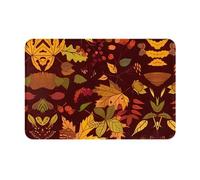GaxfjRu Fall Autumn Leaves Indoor Door Mat For Indoor Use - Large Door Mat Indoor Perfect For Living Room, Kitchen, And Entryway Door Matts Indoor
