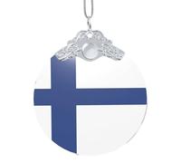 GaxfjRu Finnish Flag Xmas Home Decorations Ornaments, Hanging Christmas Tree Gift Pendant For Holiday Cheer