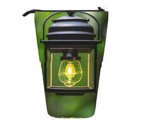 GaxfjRu Firefly and Lantern Print Portable Telescoping Pencil Bag, Organizer with Multiple Slots, for Writing Tools Accessories