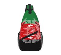 GaxfjRu Flag of Afghanistan print Crossbody Bag for Women Men Sling Bag for Travel Hiking Crossbody Sling Backpack
