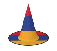 GaxfjRu Flag Of Armenia Print Halloween Witch Hat, Witch Costume Accessory For Halloween Cosplay Party Holiday Decoration 3pcs