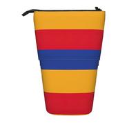 GaxfjRu Flag of Armenia Print Portable Telescoping Pencil Bag, Organizer with Multiple Slots, for Writing Tools Accessories