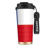 GaxfjRu Flag of Chile 20 Oz with Lid, Vacuum Insulated Stainless Steel Coffee Mug, Tumbler for Hot and Cold Drinks