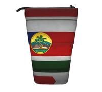 GaxfjRu Flag of Hawaii American Print Portable Telescoping Pencil Bag, Organizer with Multiple Slots, for Writing Tools Accessories