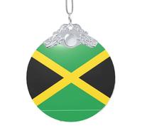 GaxfjRu Flag Of Jamaica Xmas Home Decorations Ornaments, Hanging Christmas Tree Gift Pendant For Holiday Cheer
