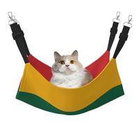 GaxfjRu Flag Of Lithuania Adjustable Cat Bed Hammock Perch For Window, Cozy Velvet Pet Sleeper And Lounge For Kittens