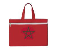 GaxfjRu Flag of Morocco print Tote Bag Canvas Laptop Bag for Women Casual Work Bags for Travel, Office, College